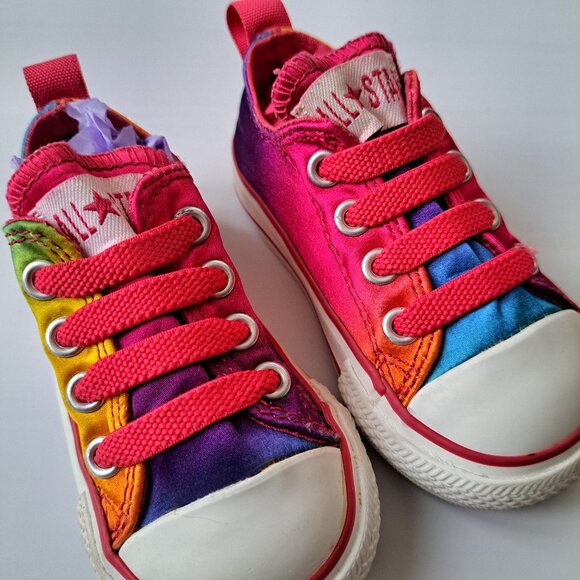 Converse All Stars Other - Converse All Star Rainbow Toddler Sneakers Size 4 Colorful Low Tops 🌈